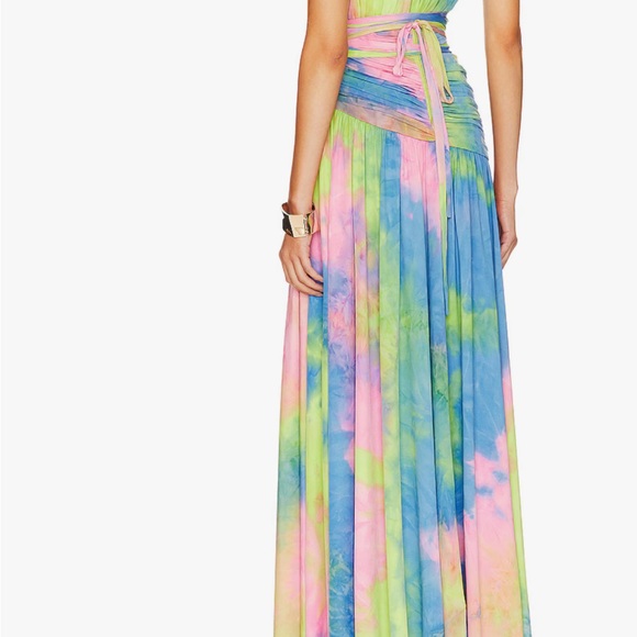 Bronx and Banco Vibrant Pastel Maxi Dress - Picture 3 of 3